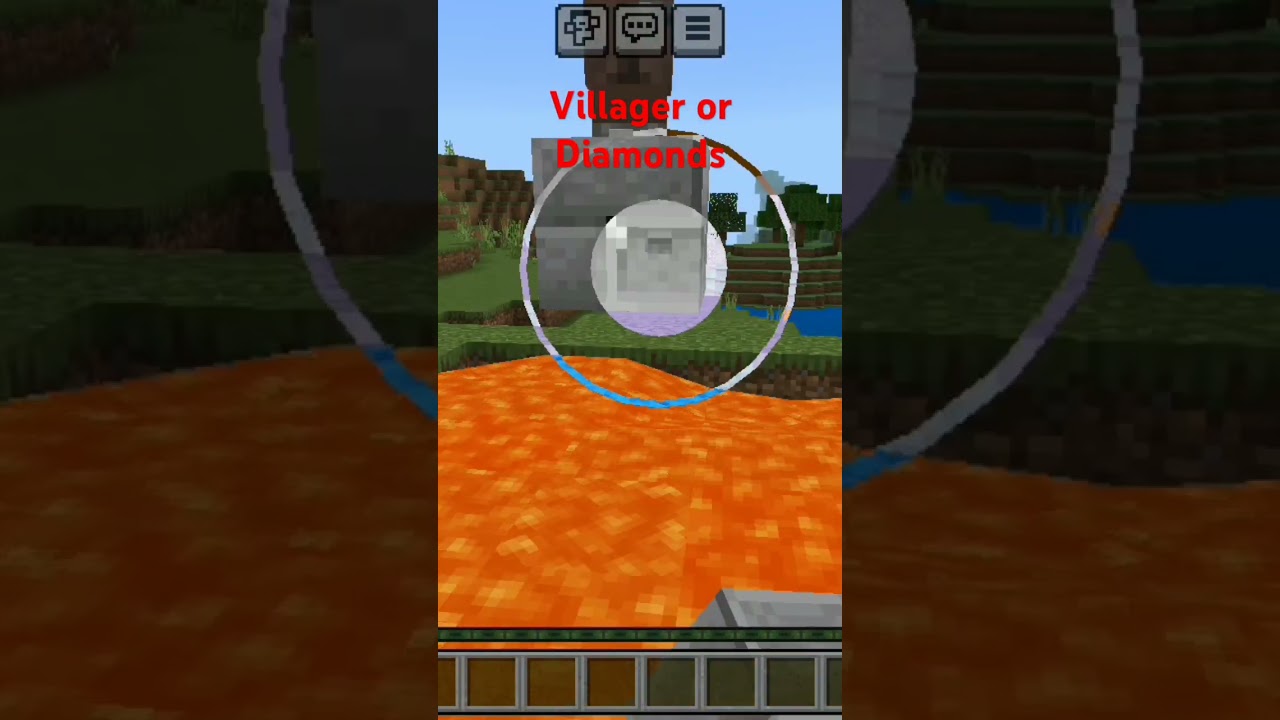 Choose One Villager or Diamonds 