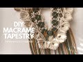 【実は２つの結びで作れる！】マクラメタペストリーの作り方/How to make macramé tapestry