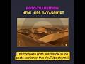 🌀 Roto Transition #html #javascript #css #rotation #animation #coding #how #tips #webdevelopment #xd