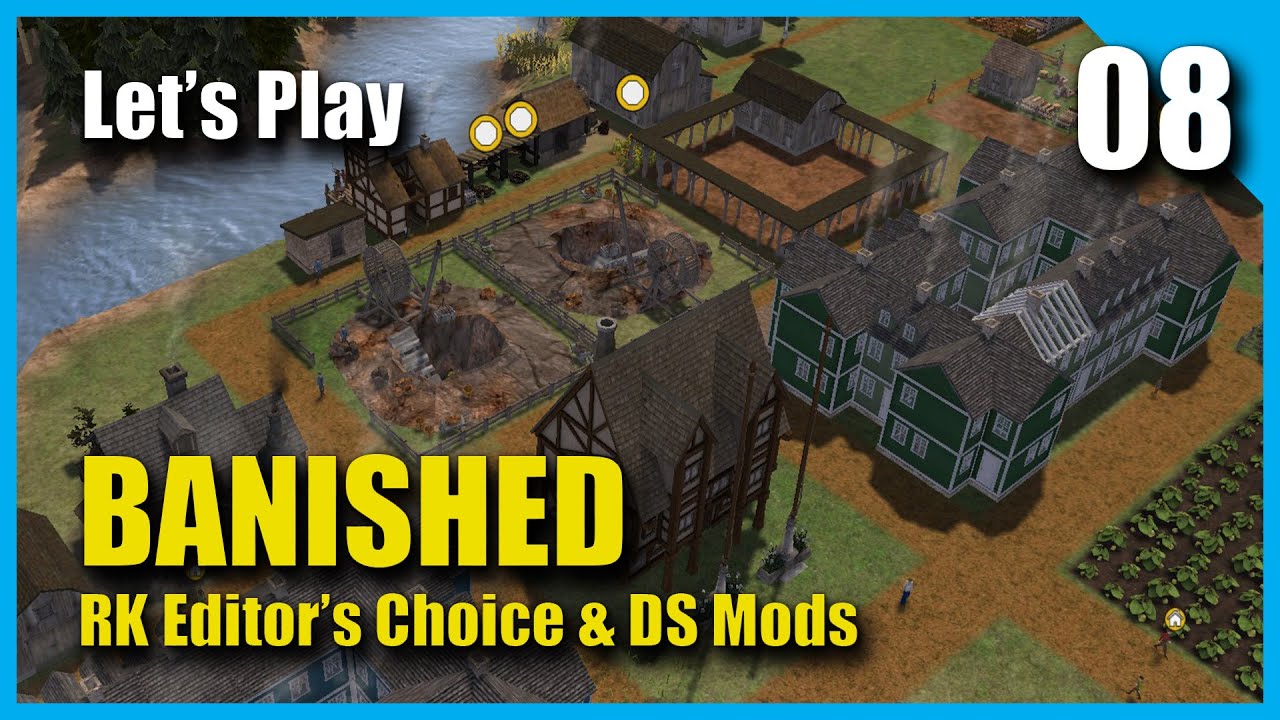 Banished Rk Editor S Choice Ds Mods Season 4 08 Iron Quarry Smelting Area Youtube