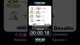 🔴 Desafio Matemático 1min para resolver - Resposta no final do vídeo