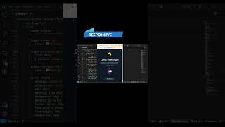 Dark/Light Mode Responsive Slide Toggle Switch Using HTML, CSS & JavaScript
