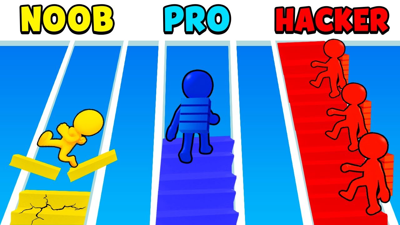 NOOB vs PRO vs HACKER, Stickman Hook