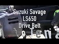 Suzuki Savage 650 Drive Belt adjustment