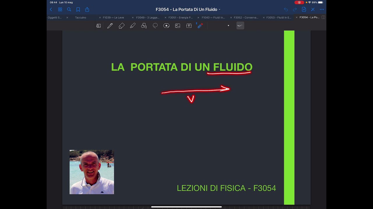 F3054 - La portata di un fluido - Lezioni di fisica - YouTube