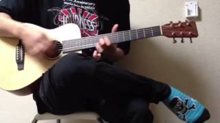 変則チューニングのアコギ