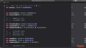 Advanced iOS Development with Swift 4.x: Bitwise Operators|packtpub.com