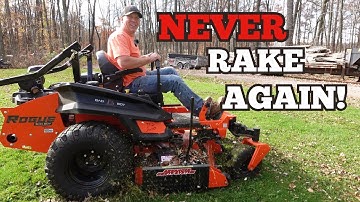 Fast Easy Leaf Clean Up & A Healthier Lawn? Bad Boy Rogue ACS