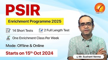PSIR Enrichment Programme 2025 by Vajiram & Ravi
