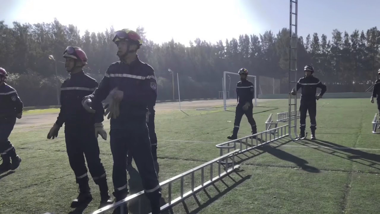 فرقة السلالم الحماية المدنية حفل تخرج دفعة 2017/2018