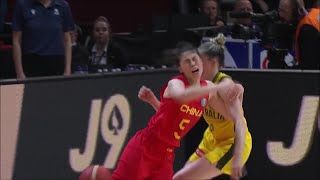 TIED With 3 SECS Left, Foul Called On Australia! China Gets Free Throws | Women's World Cup Semis