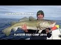 Cod fishing at the Flateyri fish camp Iceland