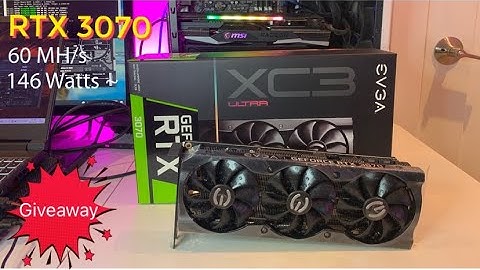 RTX 3070 Non LHR Mining Review | Ethereum Hashrate, Overclocking, Power  Usage | Antminer Giveaway!!