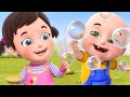 Pop The Bubbles | wheels on the bus | Play Outside Bubbles Song | Nursery rhymes &amp; kids song #shorts