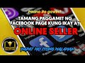 Tamang paggamit ng facebook page sa online selling | FACEBOOK PAGE TAGALOG