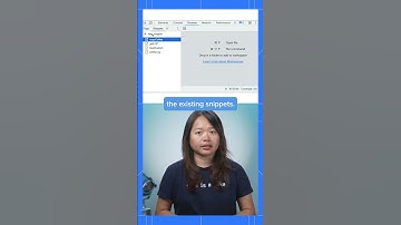 Snippets #DevToolsTips
