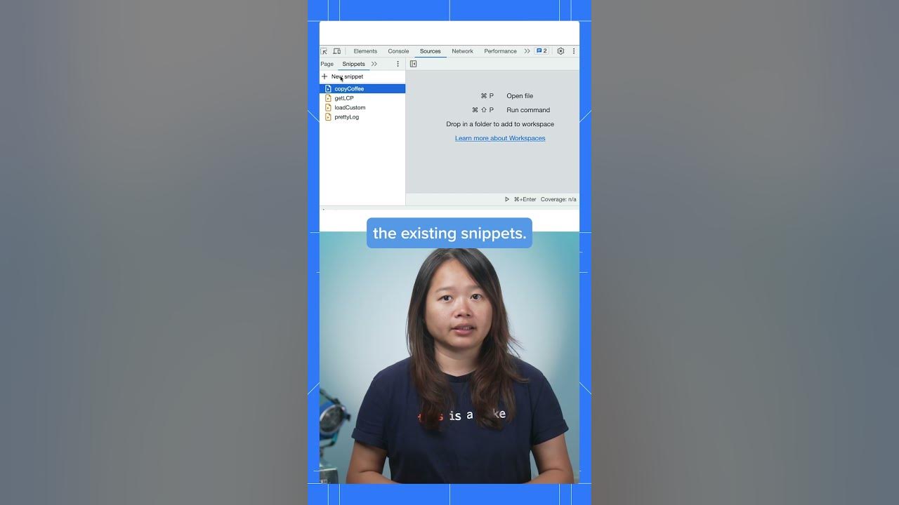 Snippets – DevTools Tips