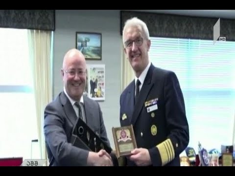 ლევან იზორია აშშ-ში ადმირალ მანფრედ ნილსონს შეხვდა