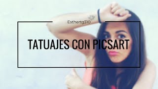 TATUAJES CON PICSART
