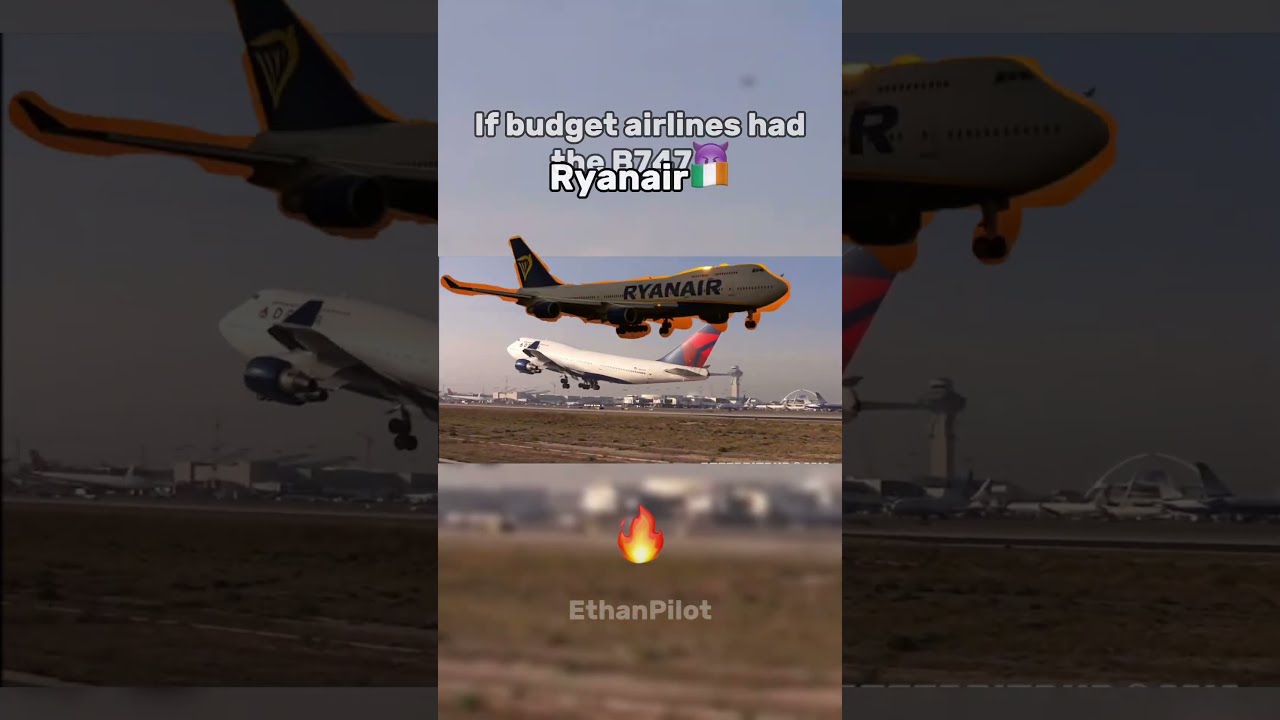 If Budget Airlines Had The B747 Aviation 747 Budgetairlines