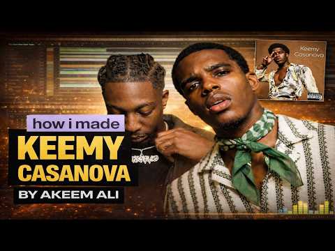 How I Produced Akeem Ali "Keemy Cassanova'' (Full Beat Breakdown)
