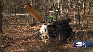 Eversource workers hurt when truck crashes, rolls into gully