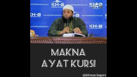 Makna Ayat Kursi