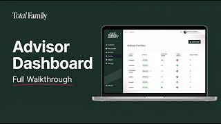 How the Total Family Advisor Dashboard Works (Full Walkthrough)