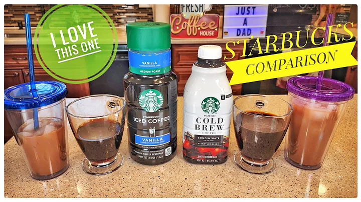 Confronto Starbucks Iced Coffee Cold Brew: Vaniglia vs Originale