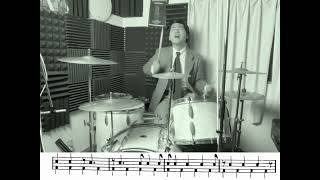 Playing Ted Reed's page 37 like Gene Krupa