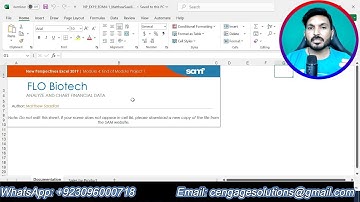 New Perspectives Excel 2019 Module 4 End of Module Project 1 | FLO Biotech SAM Project