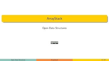 ArrayStack: An array-based list