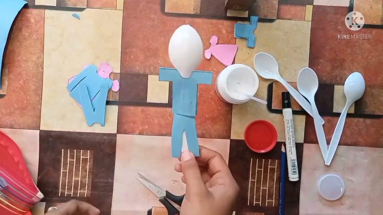 Vidio pembelajaran kreasi anak. (tema : Lingkunganku & subtema : Keluargaku)