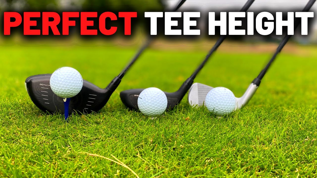 What is the perfect tee height for all clubs?! You can hit it longer!! 