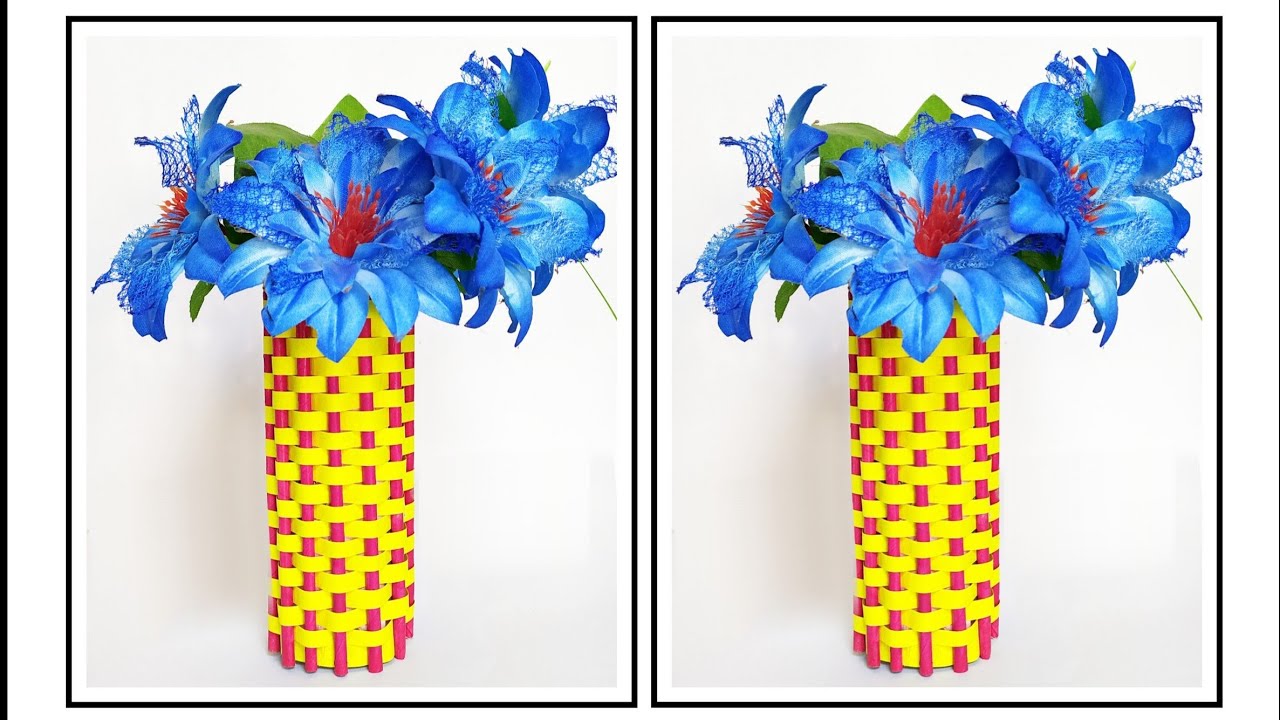 Diy easy paper flower vase how to make a flower vase from paper