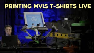 Printing Microvision T-Shirts Live!