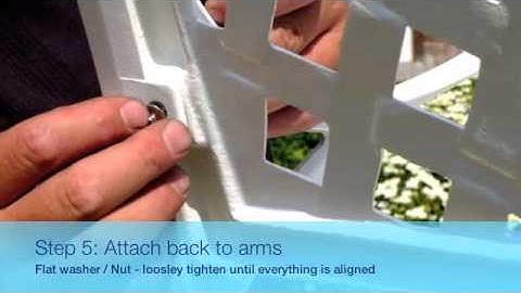 Lazy Susan Garden Furniture: How to build a Rose Bench