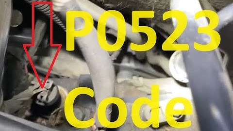 Causes and Fixes P0523 Code: Engine Oil Pressure Sensor Circuit High Voltage