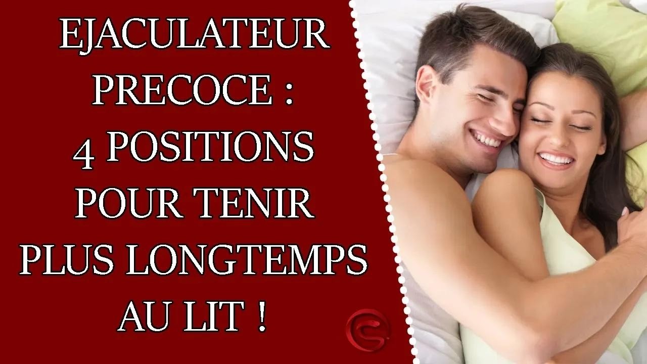 4 positions pour tenir plus longtemps au lit (éjaculation précoce)