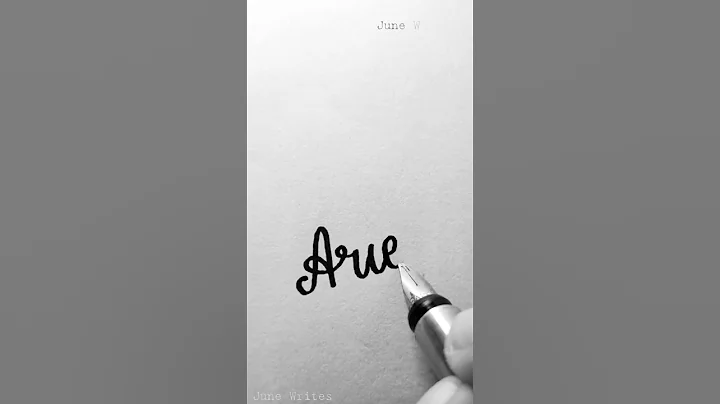 Ariel 🧚‍♀️🖋️ #cursive #handwriting #lettering #shortsfeed #shorts