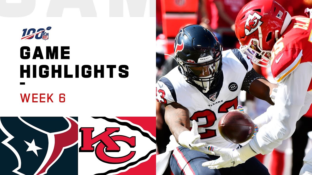 Texans vs. Chiefs Week 6 Highlights | NFL 2019