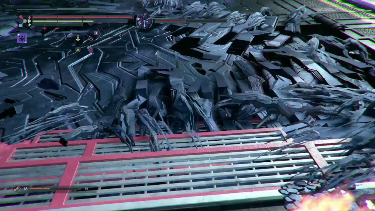 The Surge final boss (with glitch)