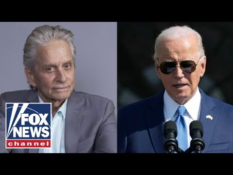 'Hollywood has-been' Michael Douglas mocked for defense of Biden