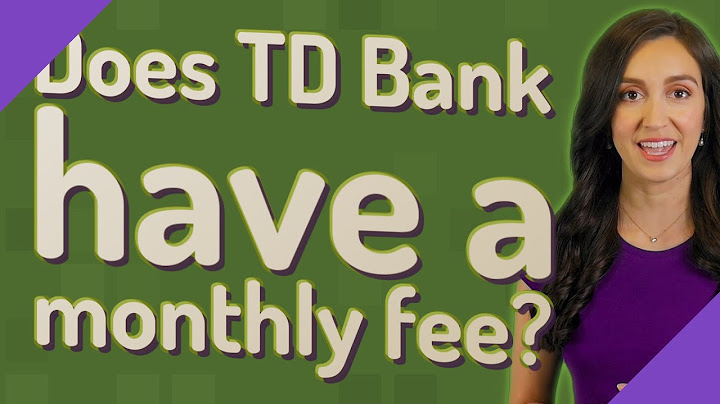 What is the minimum balance for td bank savings account