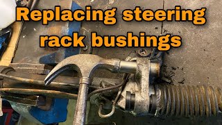 Replacing the Steering Rack Bushing on a Jaguar XJ or XJS