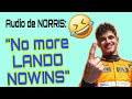 No more lando nowins  audio de norris