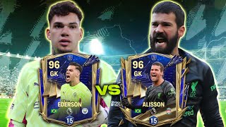 EDERSON Vs ALISSON | BEST PREMIER LEAGUE GK? - EA FC MOBILE 24