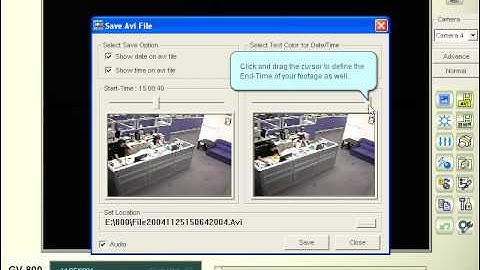 Geovision Export Video Footage