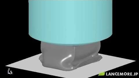 LS-DYNA Sample Model No.266 Drop Test