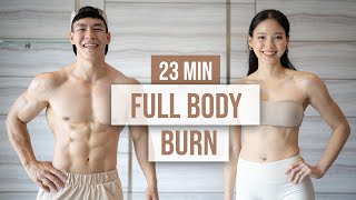 23 MIN FULL BODY & ABS WORKOUT I no equipment